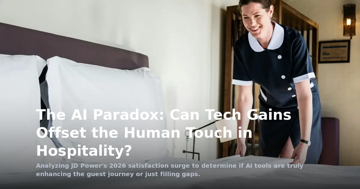The AI Paradox: Can Tech Gains Offset the Human Touch in Hospitality?