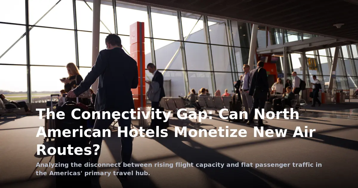 The Connectivity Gap: Can North American Hotels Monetize New Air Routes?