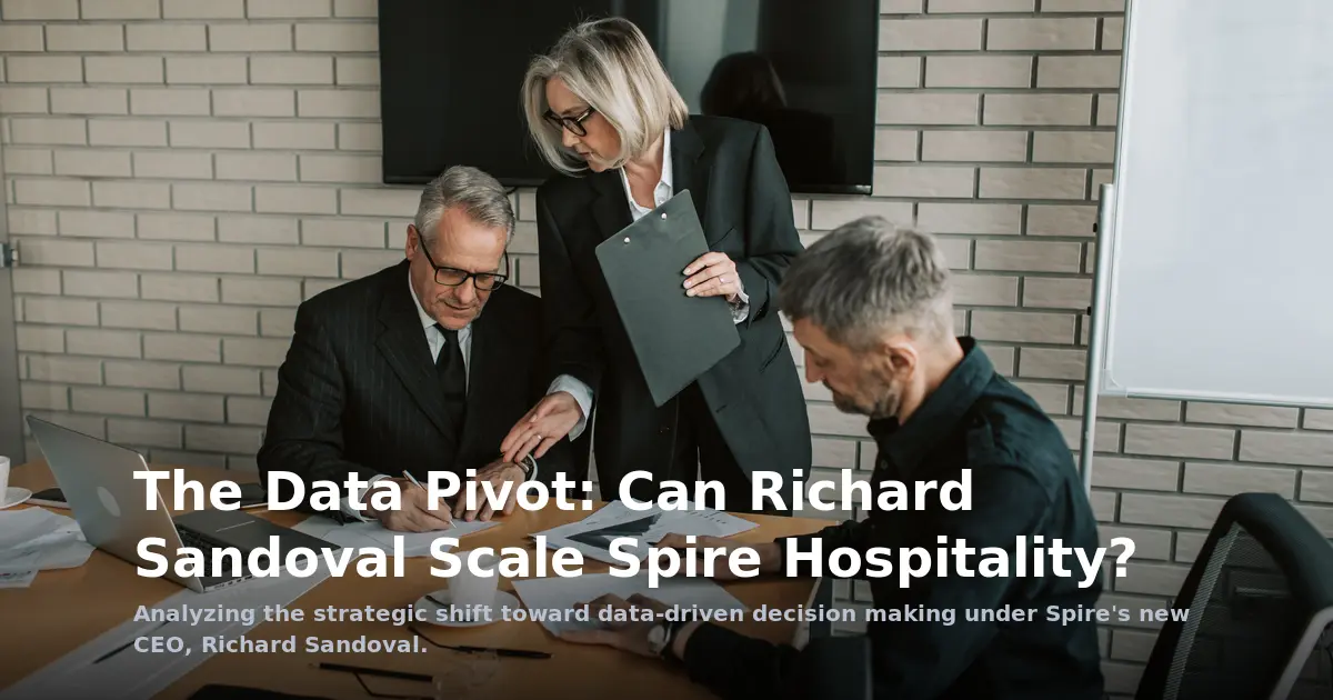 The Data Pivot: Can Richard Sandoval Scale Spire Hospitality?