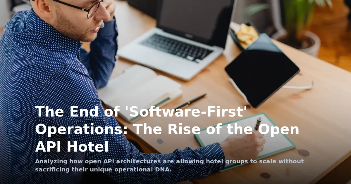 The End of 'Software-First' Operations: The Rise of the Open API Hotel