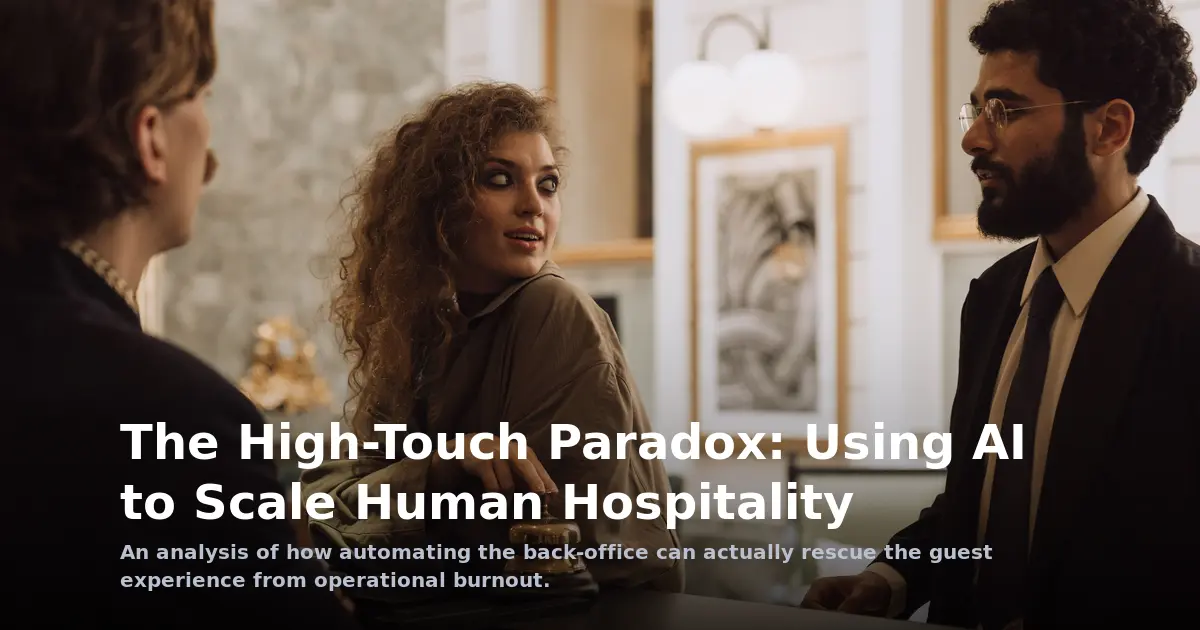 The High-Touch Paradox: Using AI to Scale Human Hospitality