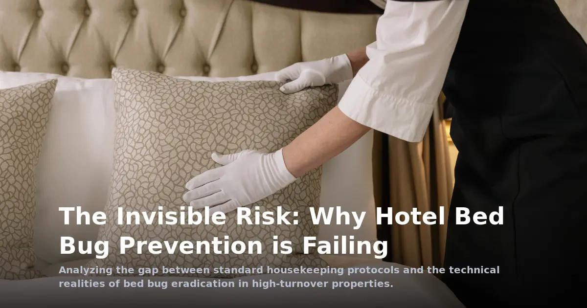 The Invisible Risk: Why Hotel Bed Bug Prevention is Failing