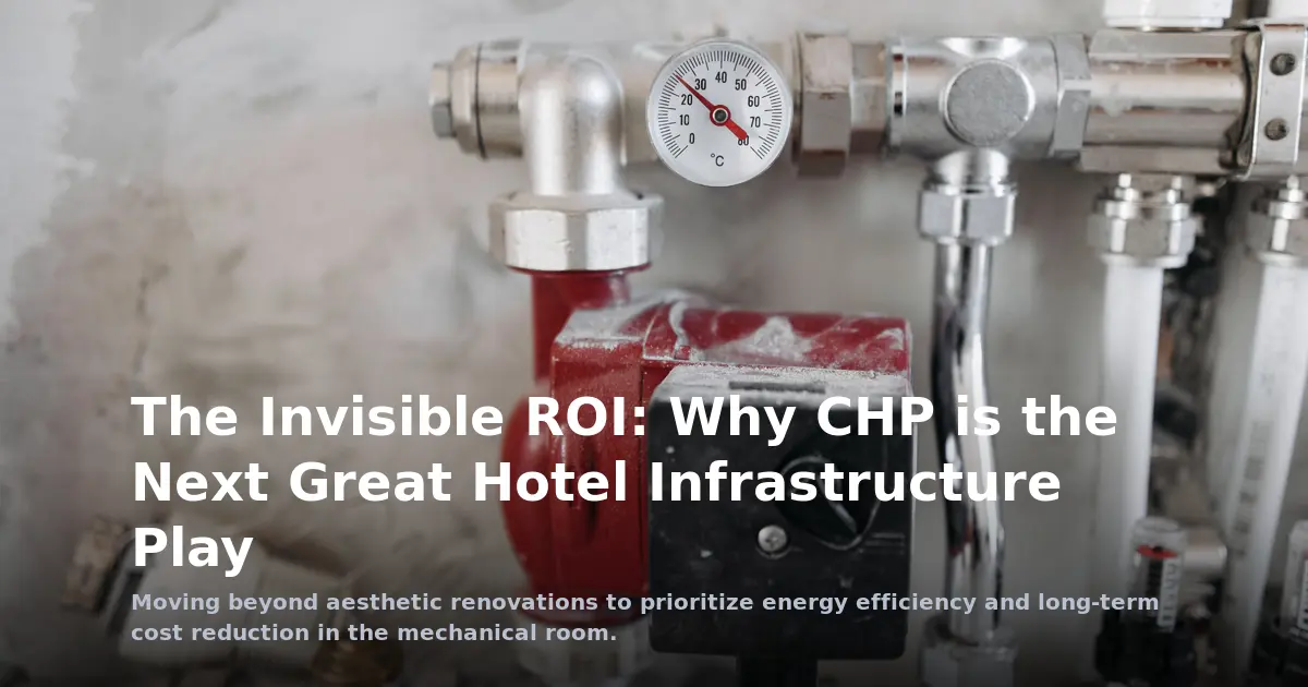 The Invisible ROI: Why CHP is the Next Great Hotel Infrastructure Play