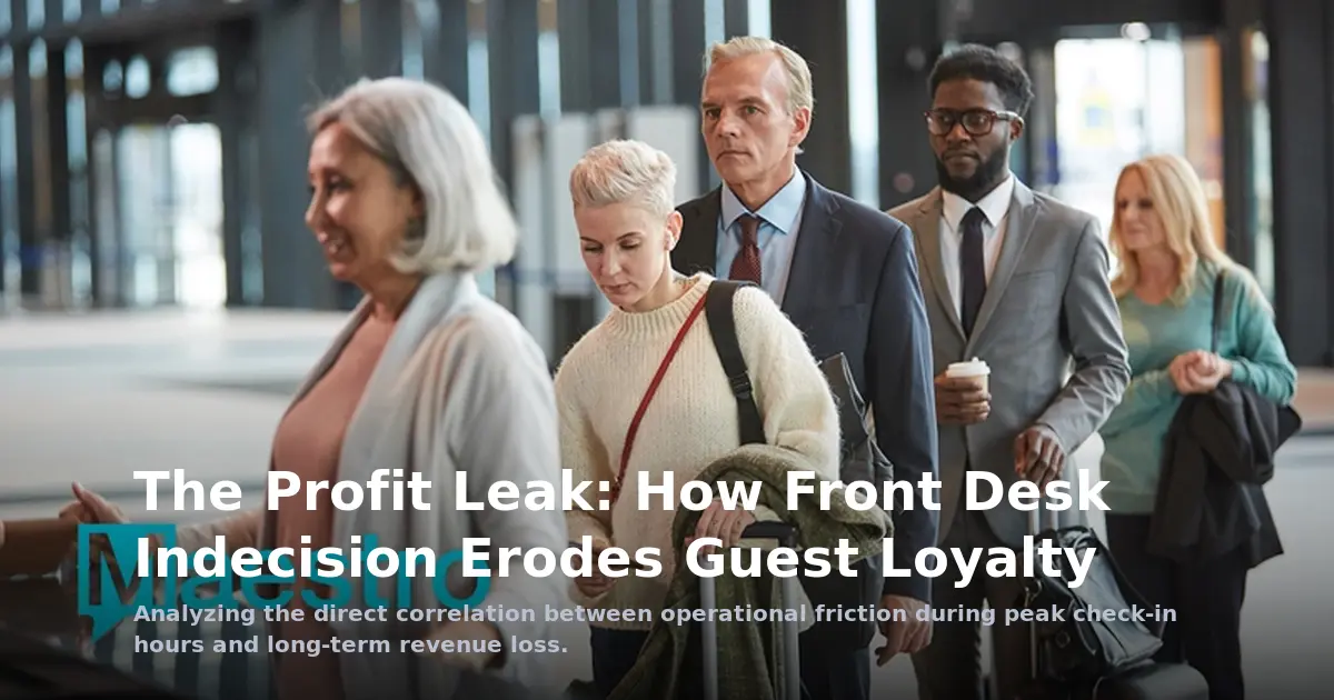 The Profit Leak: How Front Desk Indecision Erodes Guest Loyalty