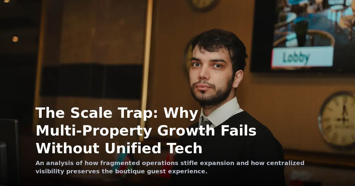 The Scale Trap: Why Multi-Property Growth Fails Without Unified Tech