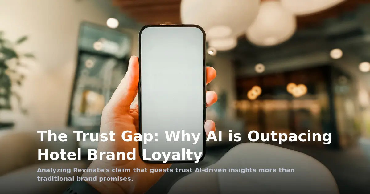 The Trust Gap: Why AI is Outpacing Hotel Brand Loyalty